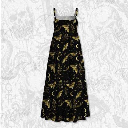 Moth Manor Wide Straps Maxi Dress