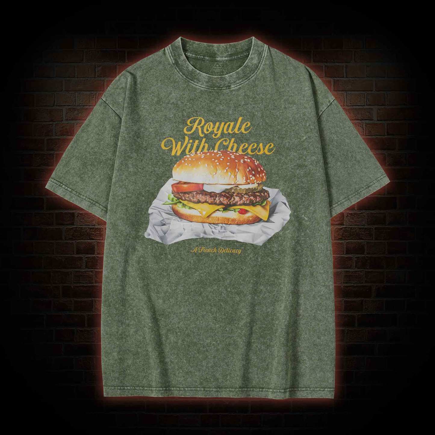 Royale With Cheese Washed T-shirt