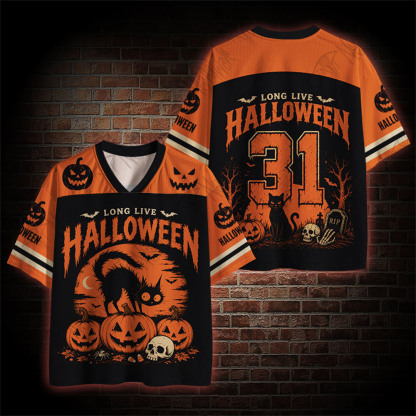 Long Live Halloween Mesh Jersey