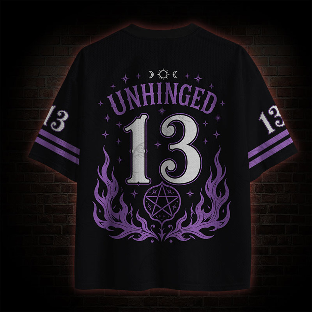 Tired Wired Weird & Witchy Mesh Jersey