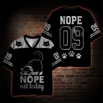 Nope Not Today Mesh Jersey