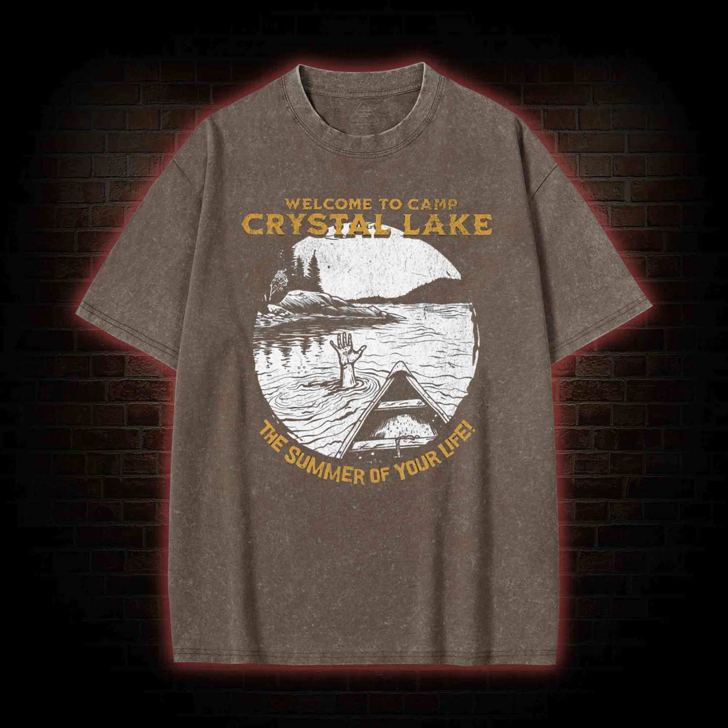 Camp Crystal Lake Washed T-shirt