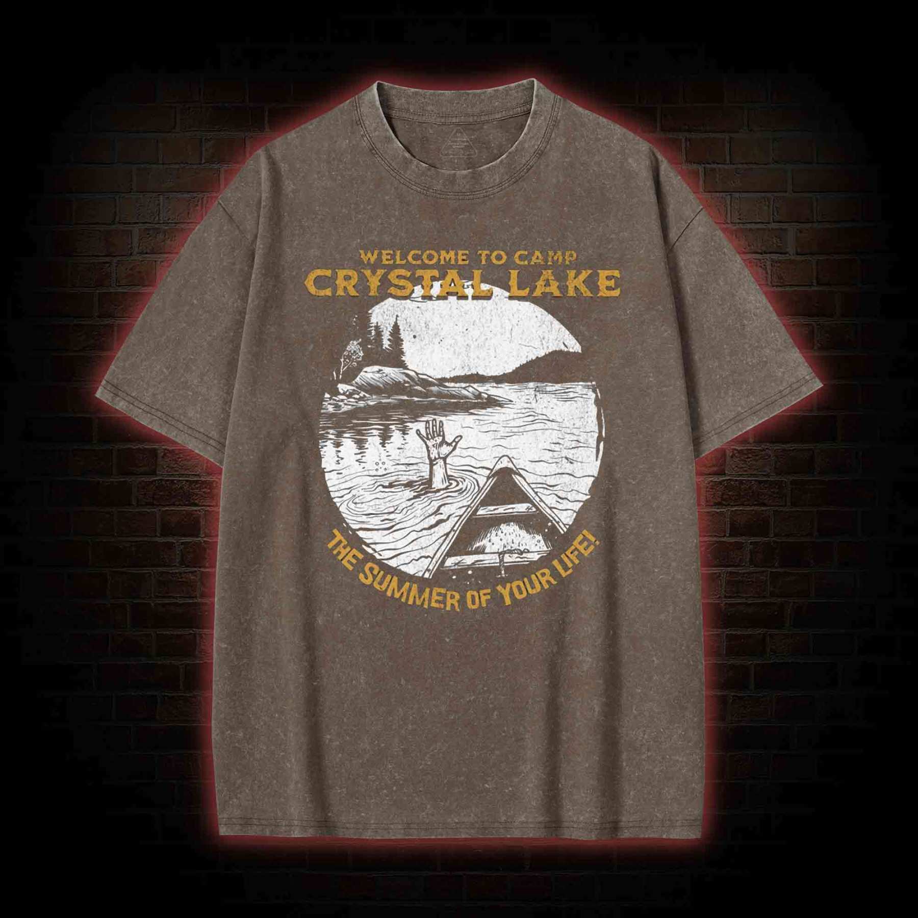 Camp Crystal Lake Washed T-shirt