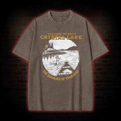 Camp Crystal Lake Washed T-shirt