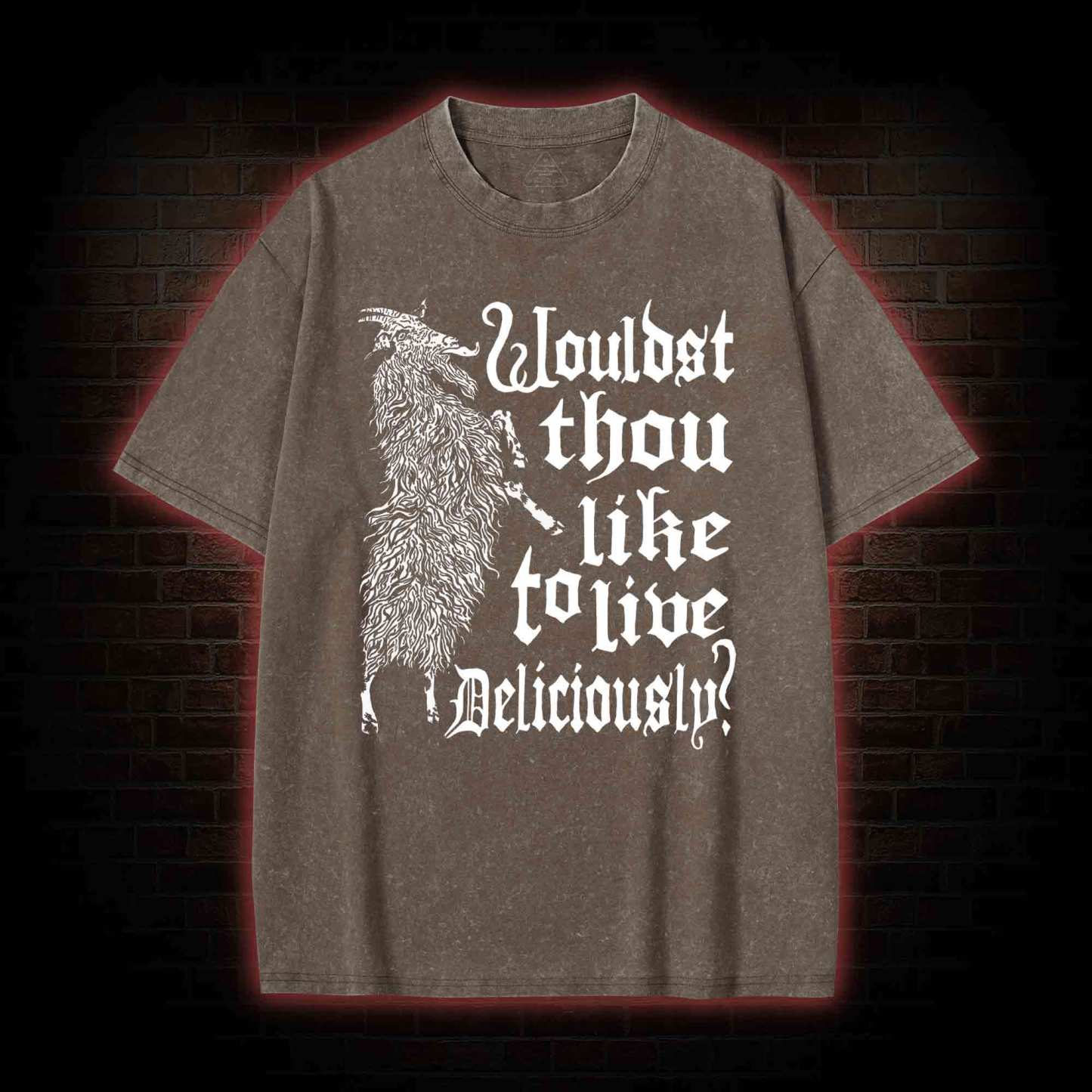 Live Deliciously Black Phillip T-shirt