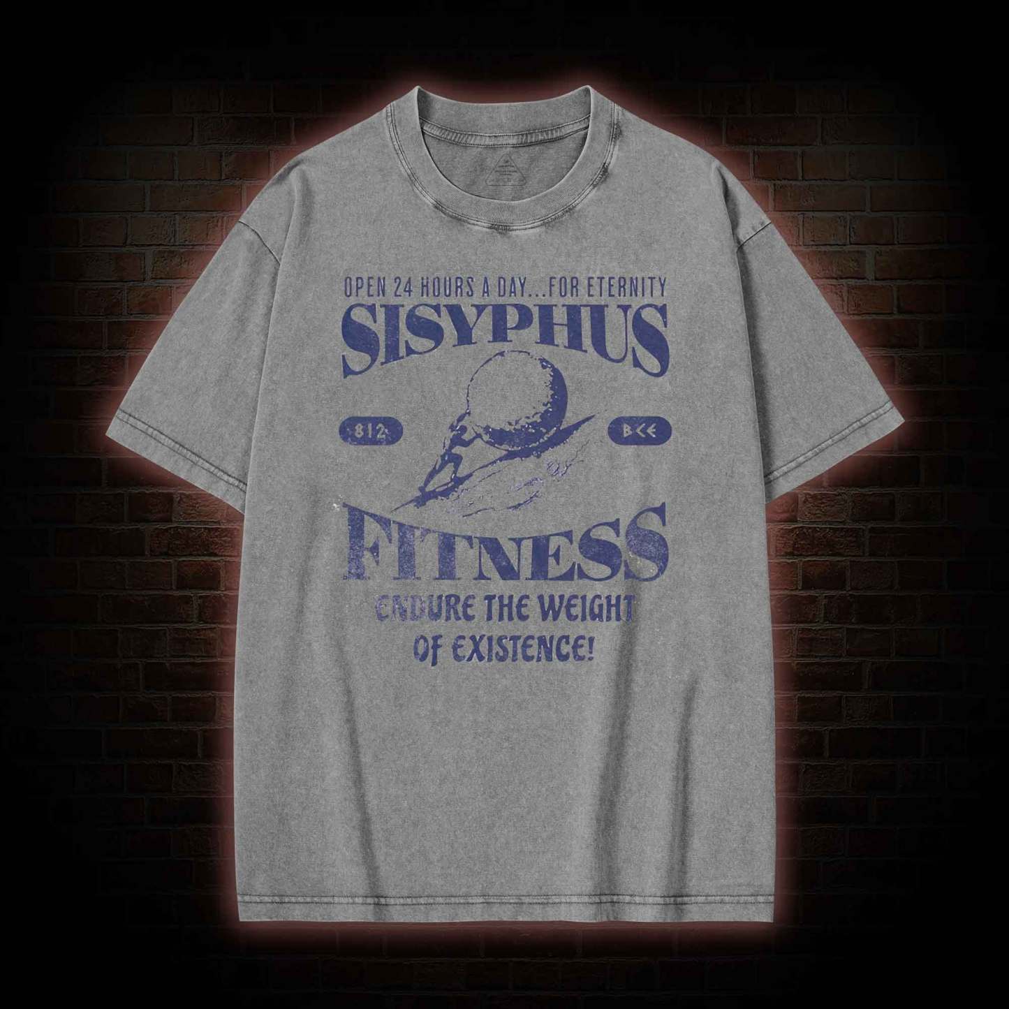 Sisyphus Fitness Washed T-shirt