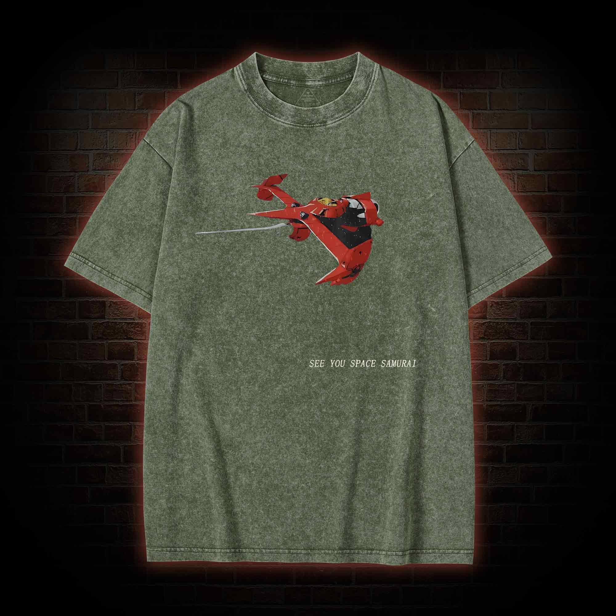 See You Space Samurai Washed T-shirt