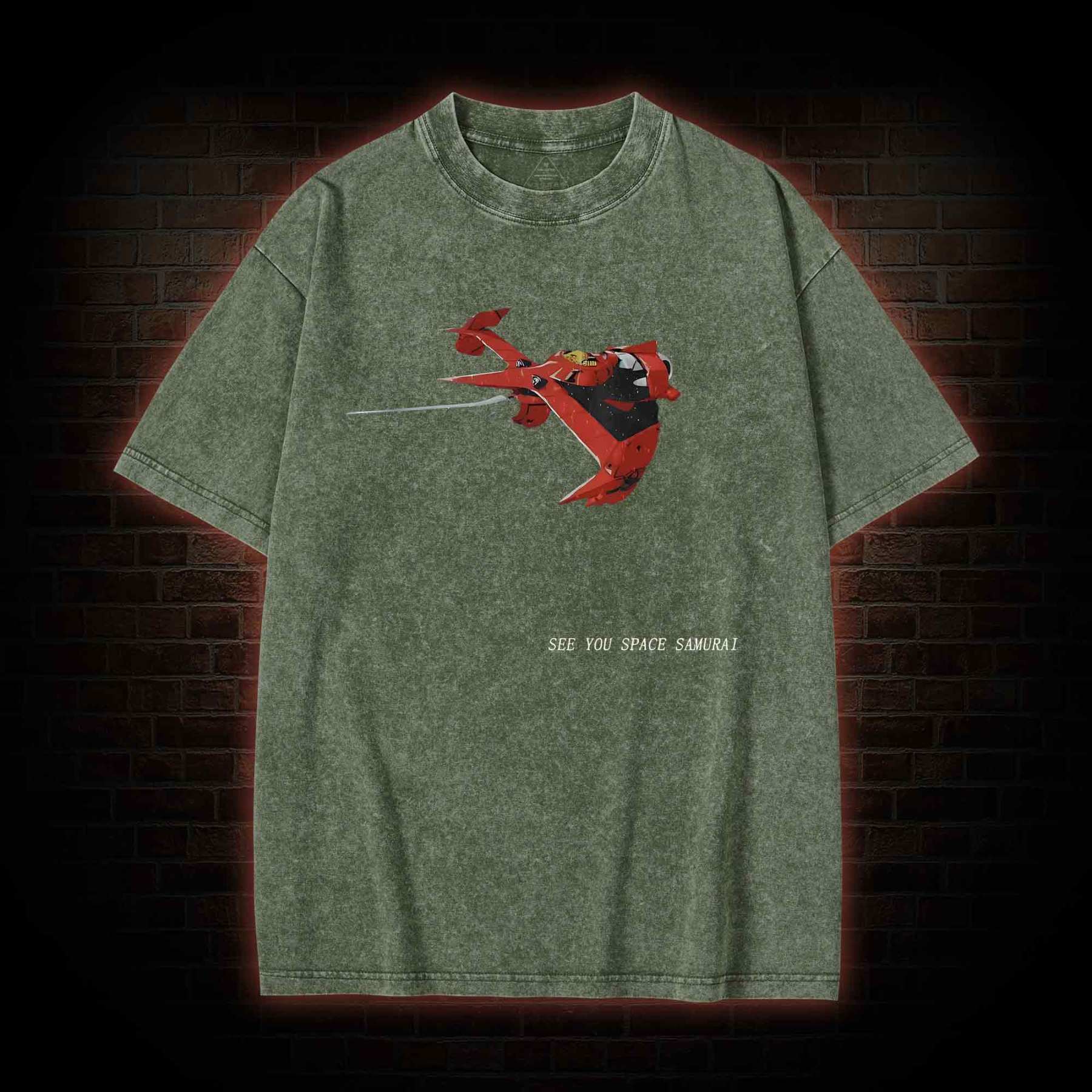 See You Space Samurai Washed T-shirt