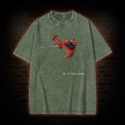 See You Space Samurai Washed T-shirt