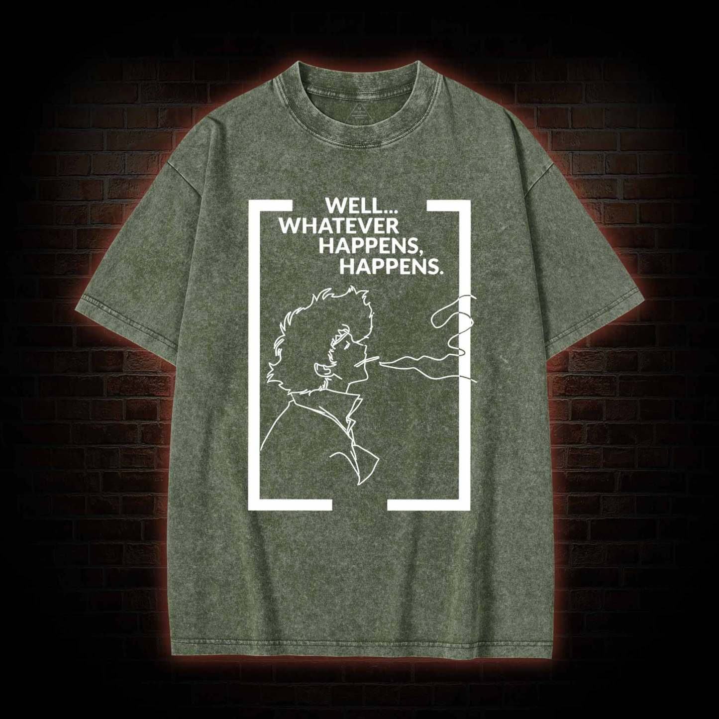 Whatever Happens Happens Washed T-shirt