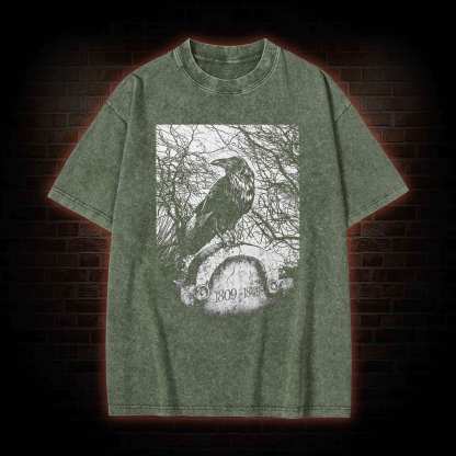 Death of the Poet Washed T-shirt