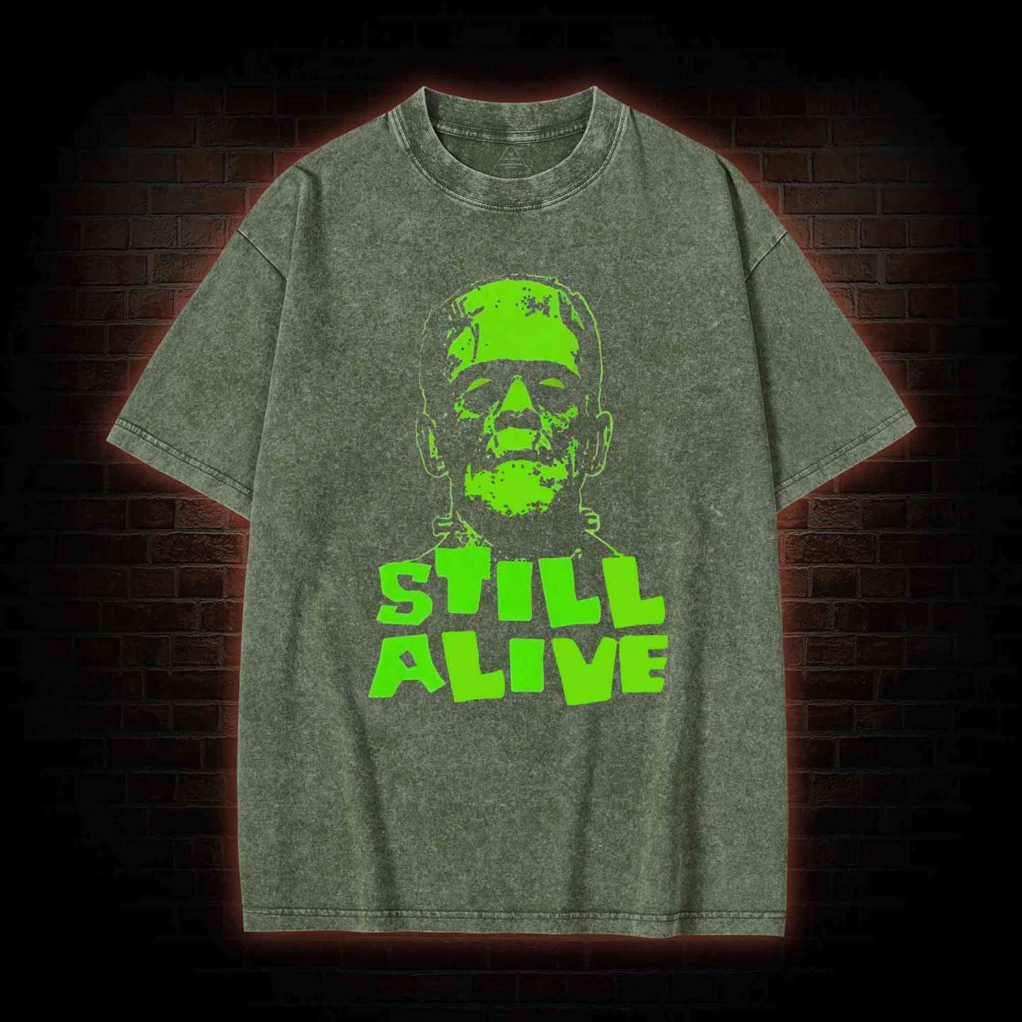 Still Alive Washed T-shirt