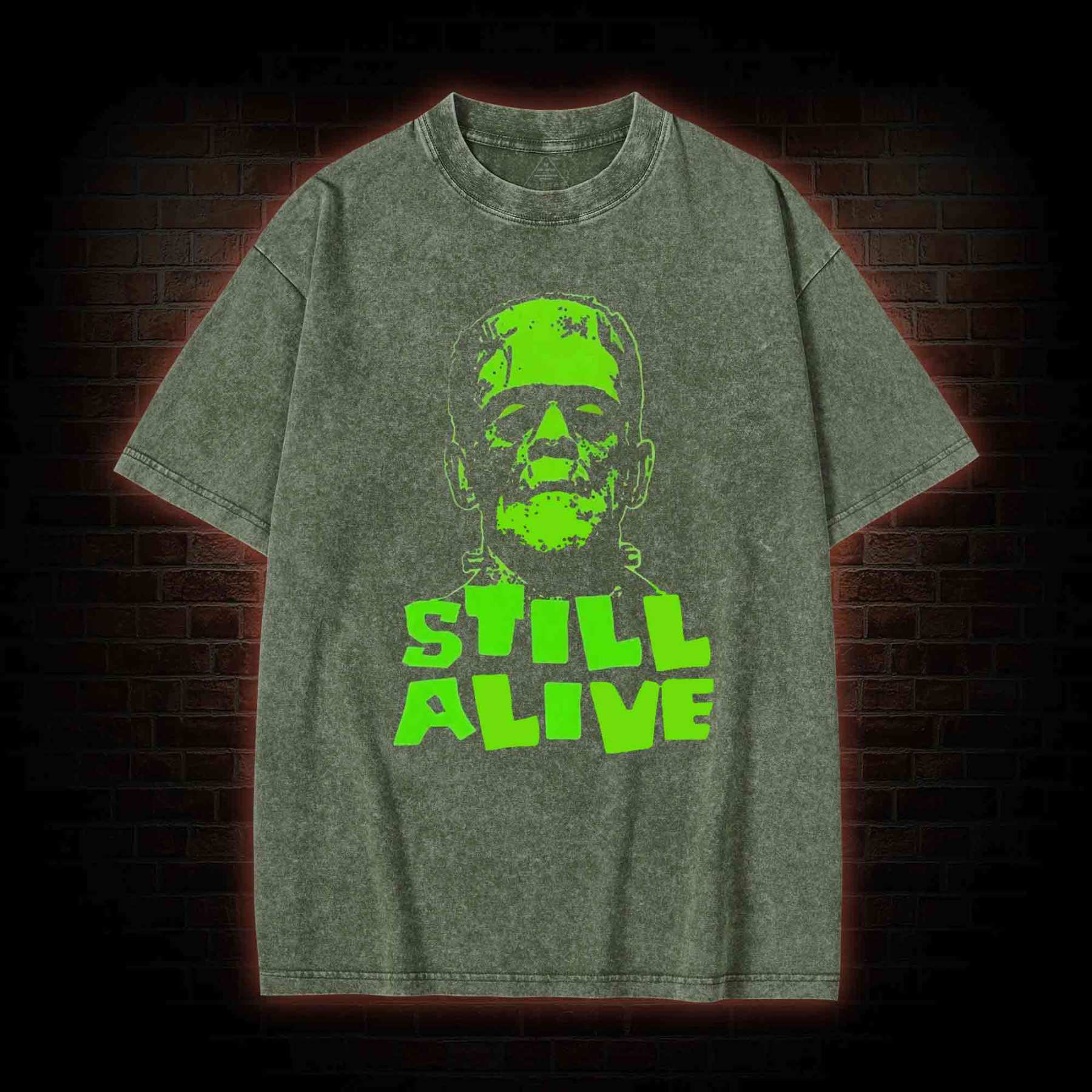 Still Alive Washed T-shirt
