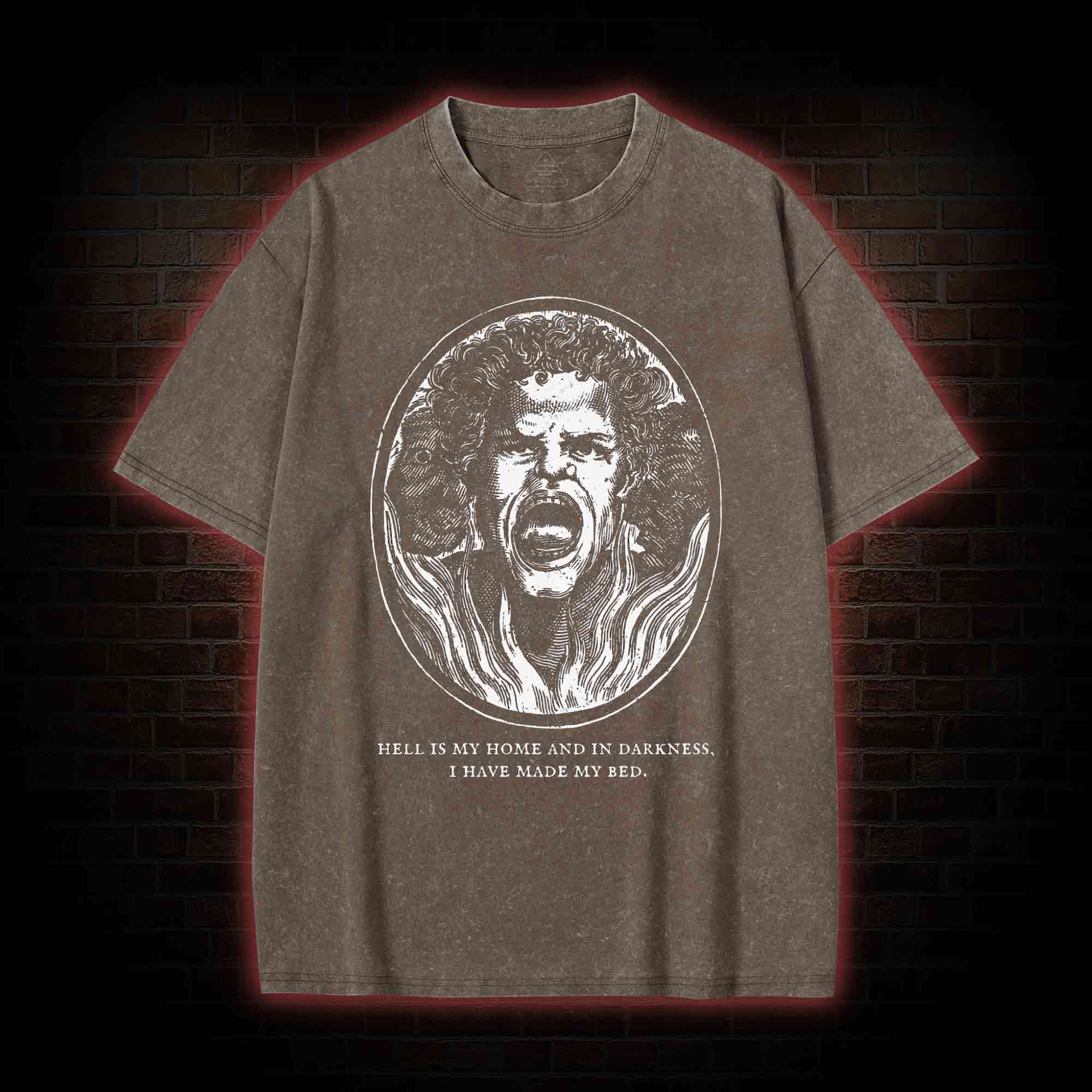 I Have Made My Bed Washed T-shirt