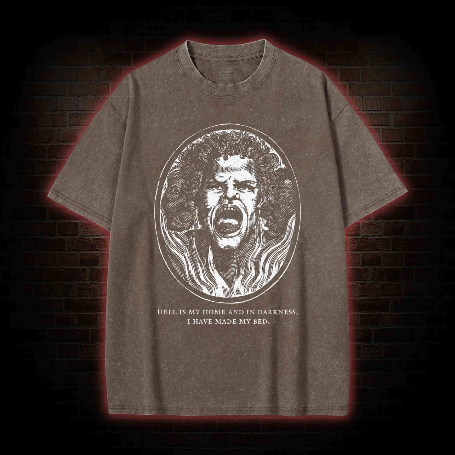 I Have Made My Bed Washed T-shirt