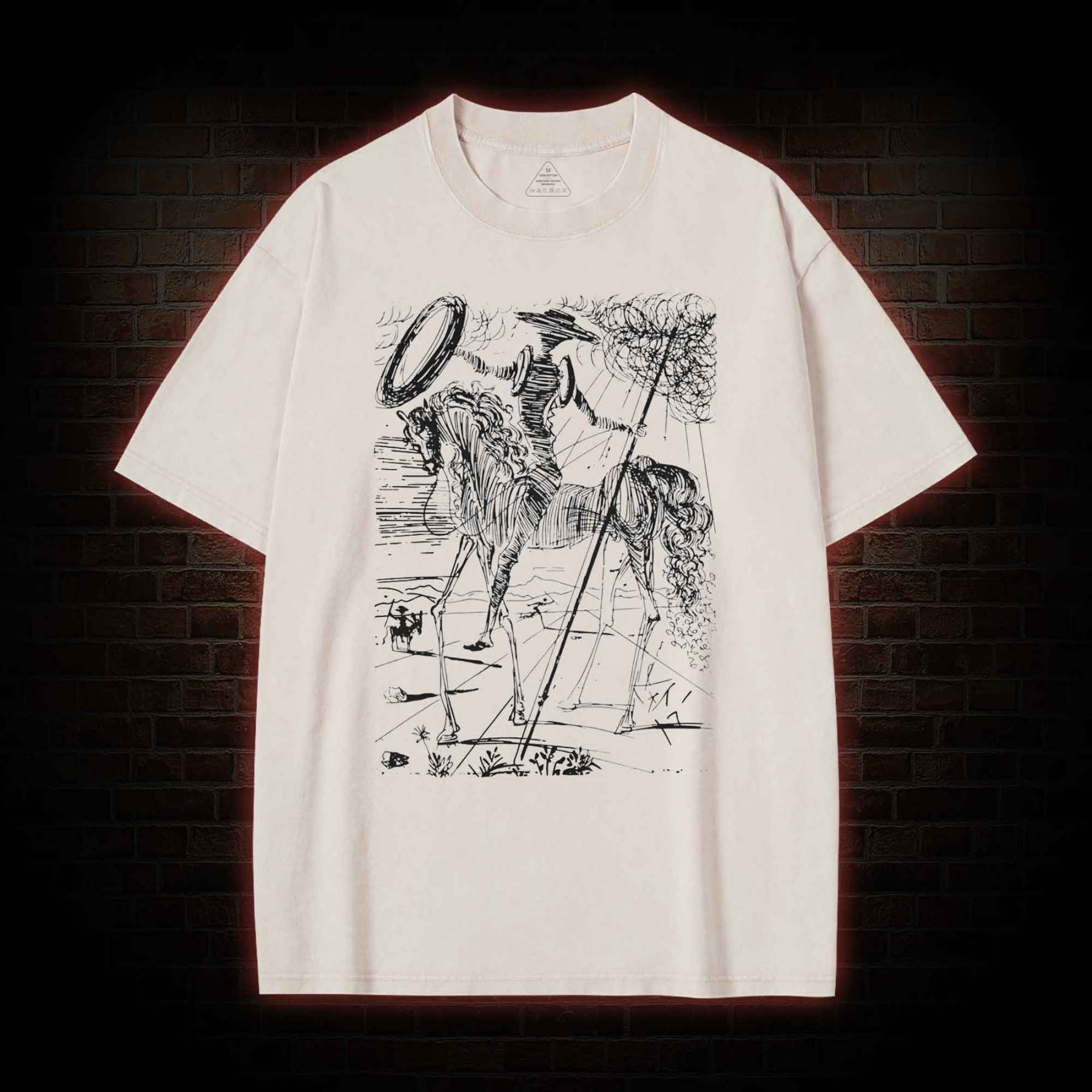Don Quixote Washed T-shirt