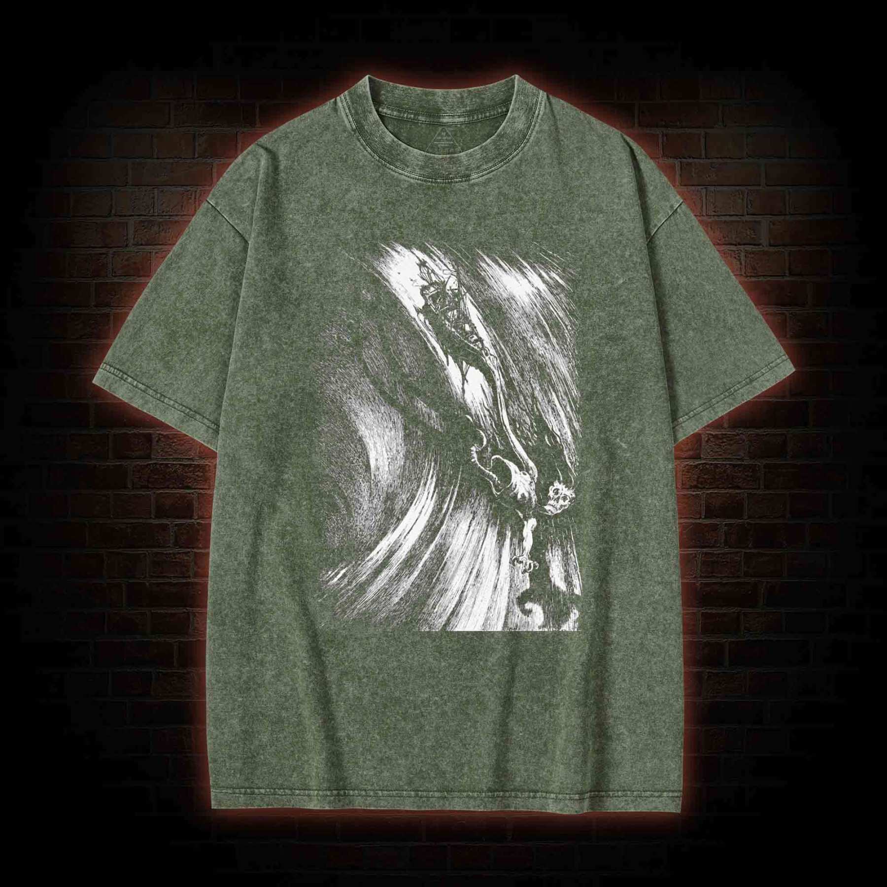 A Descent into the Maelström Washed T-shirt