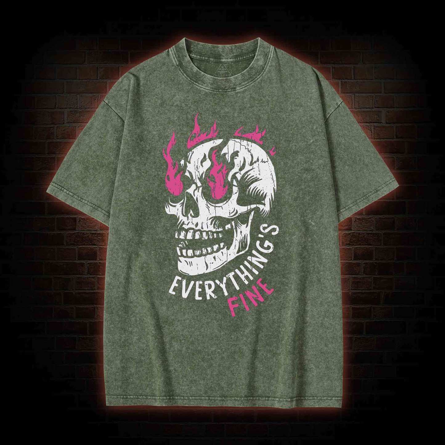 Everything is Fine Washed T-shirt