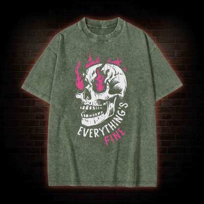 Everything is Fine Washed T-shirt