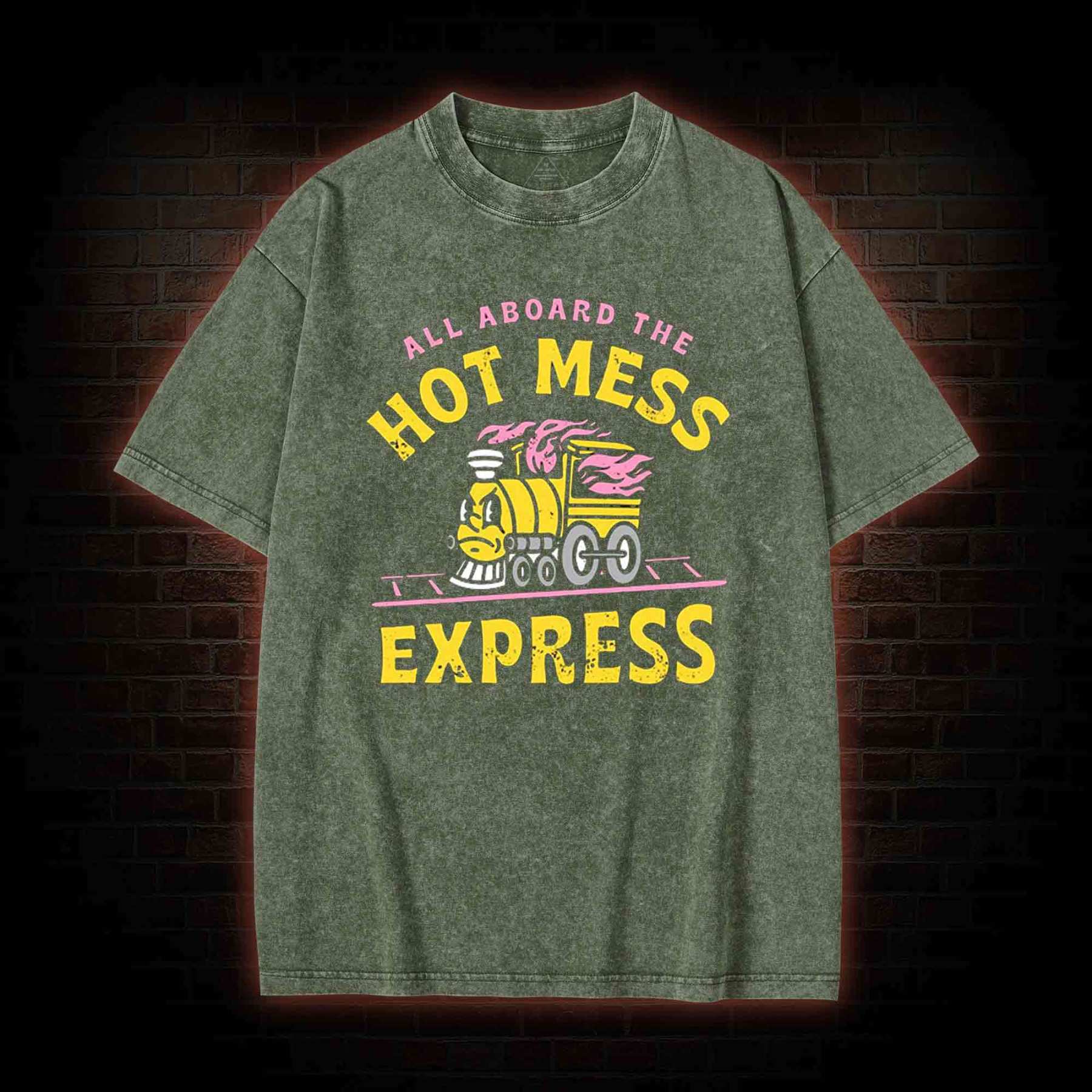 Hot Mess Express Washed T-shirt