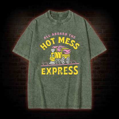 Hot Mess Express Washed T-shirt