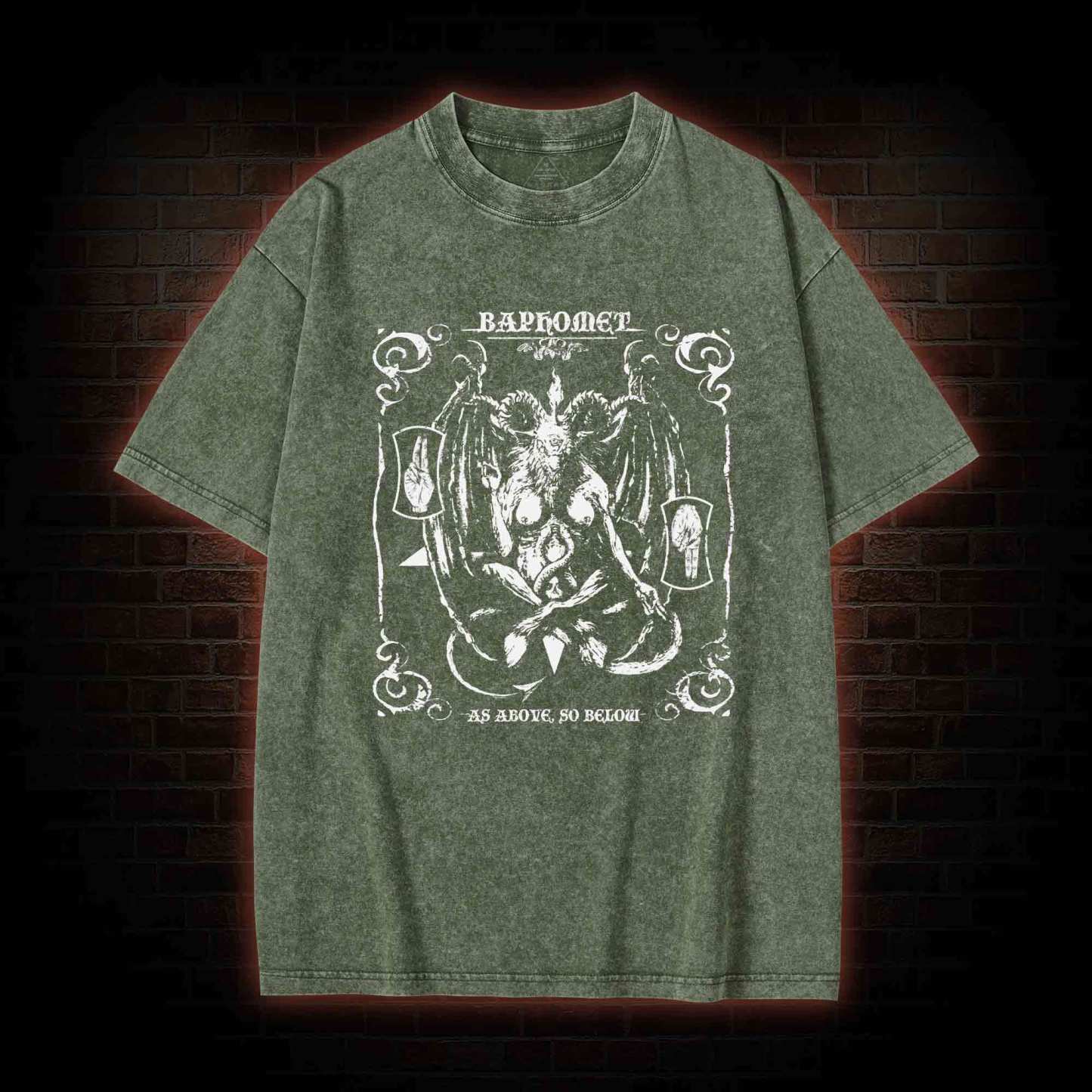 Sigil of Satan Washed T-shirt