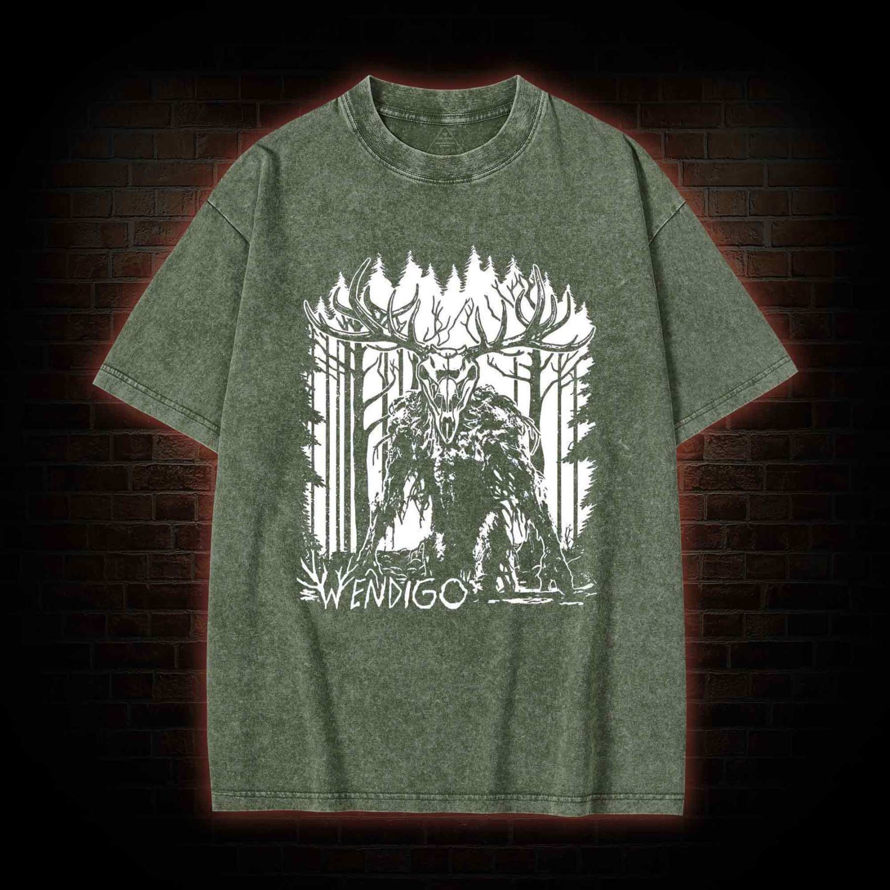 Wendigo Occult Washed T-shirt