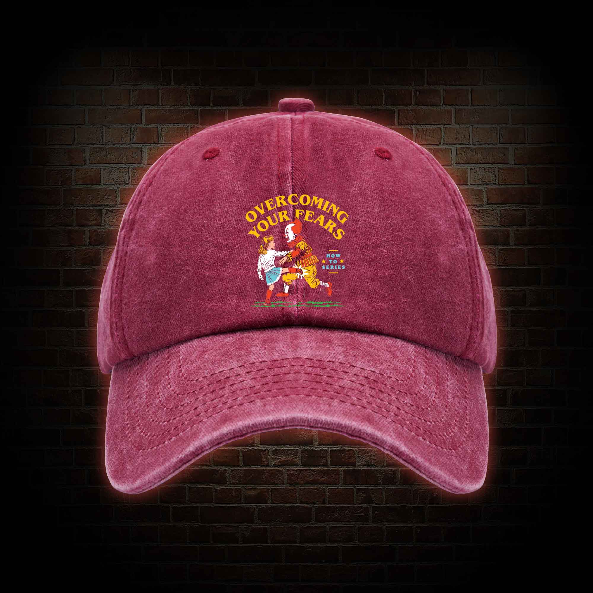 Overcoming Your Fears Washed Vintage Baseball Cap