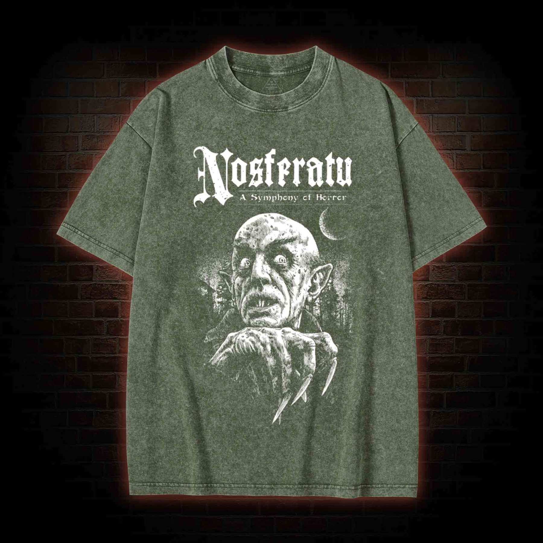 Nosferatu: A Symphony of Horror Washed T-shirt