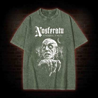 Nosferatu: A Symphony of Horror Washed T-shirt