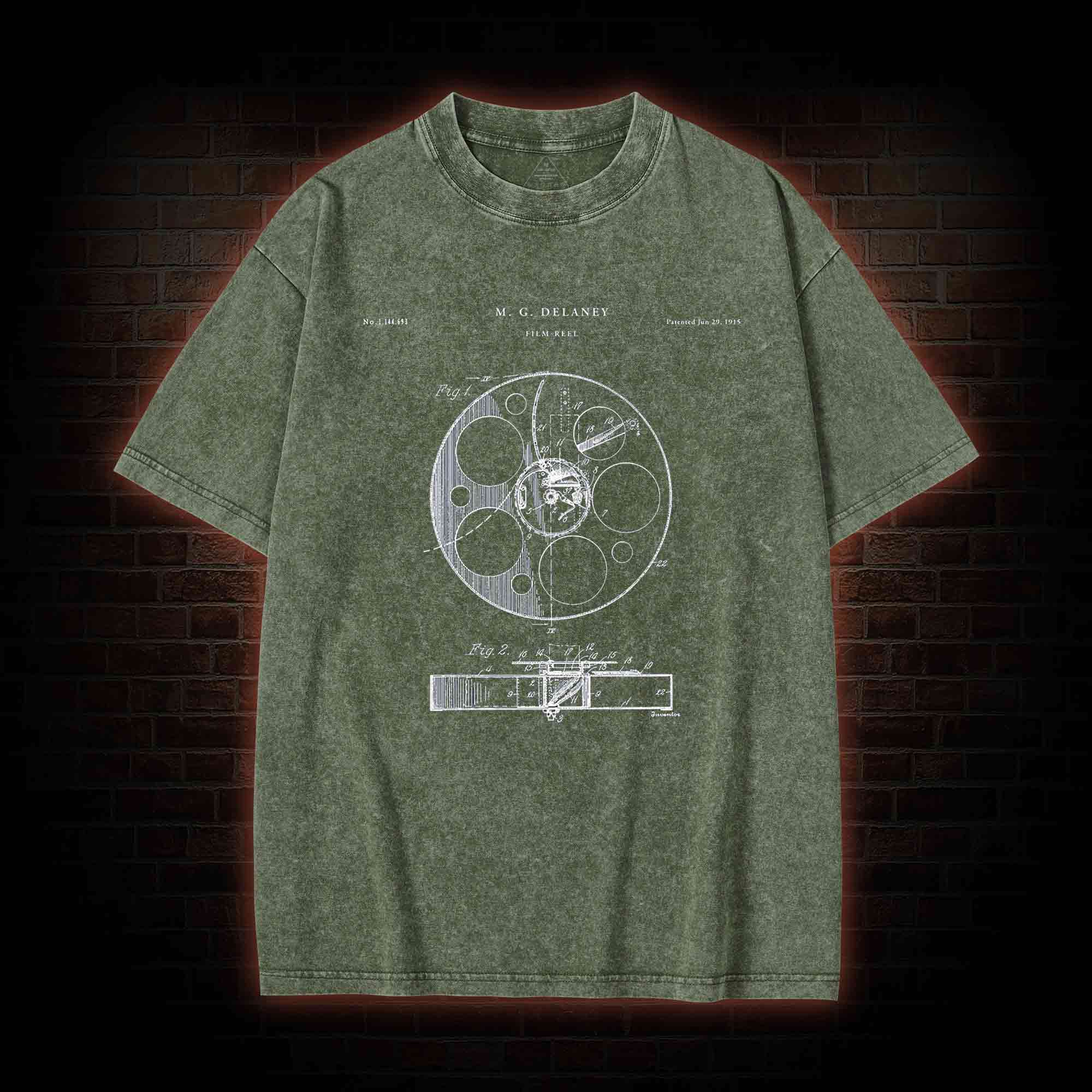 Film Reel Washed T-shirt