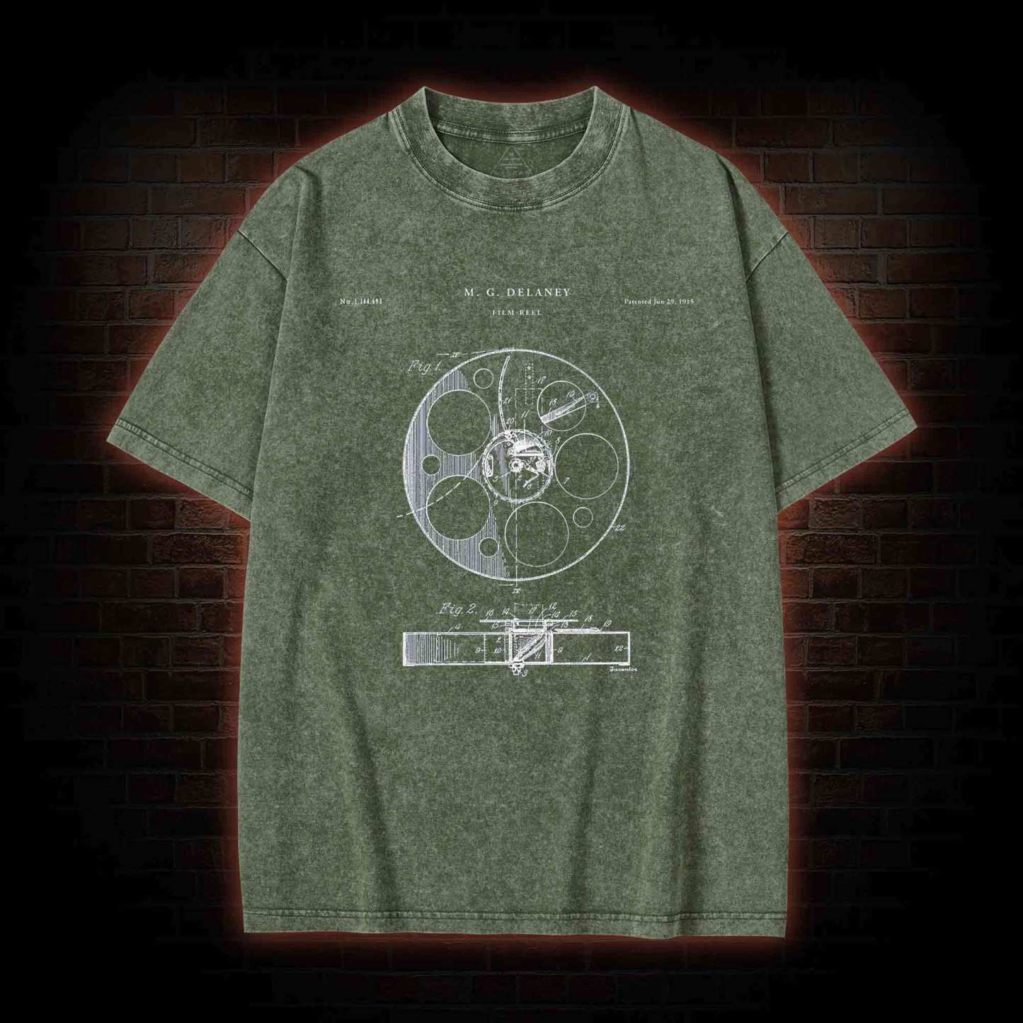 Film Reel Washed T-shirt