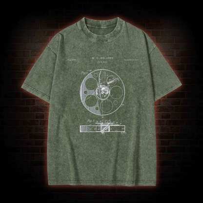 Film Reel Washed T-shirt