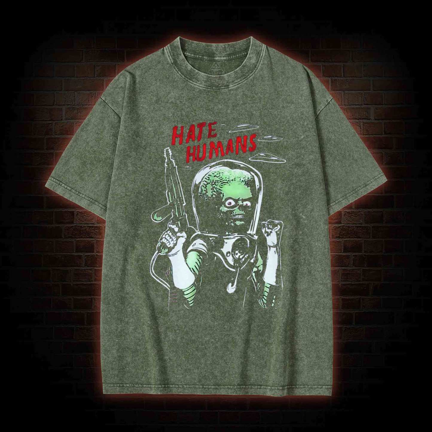 Hate Humans Washed T-shirt