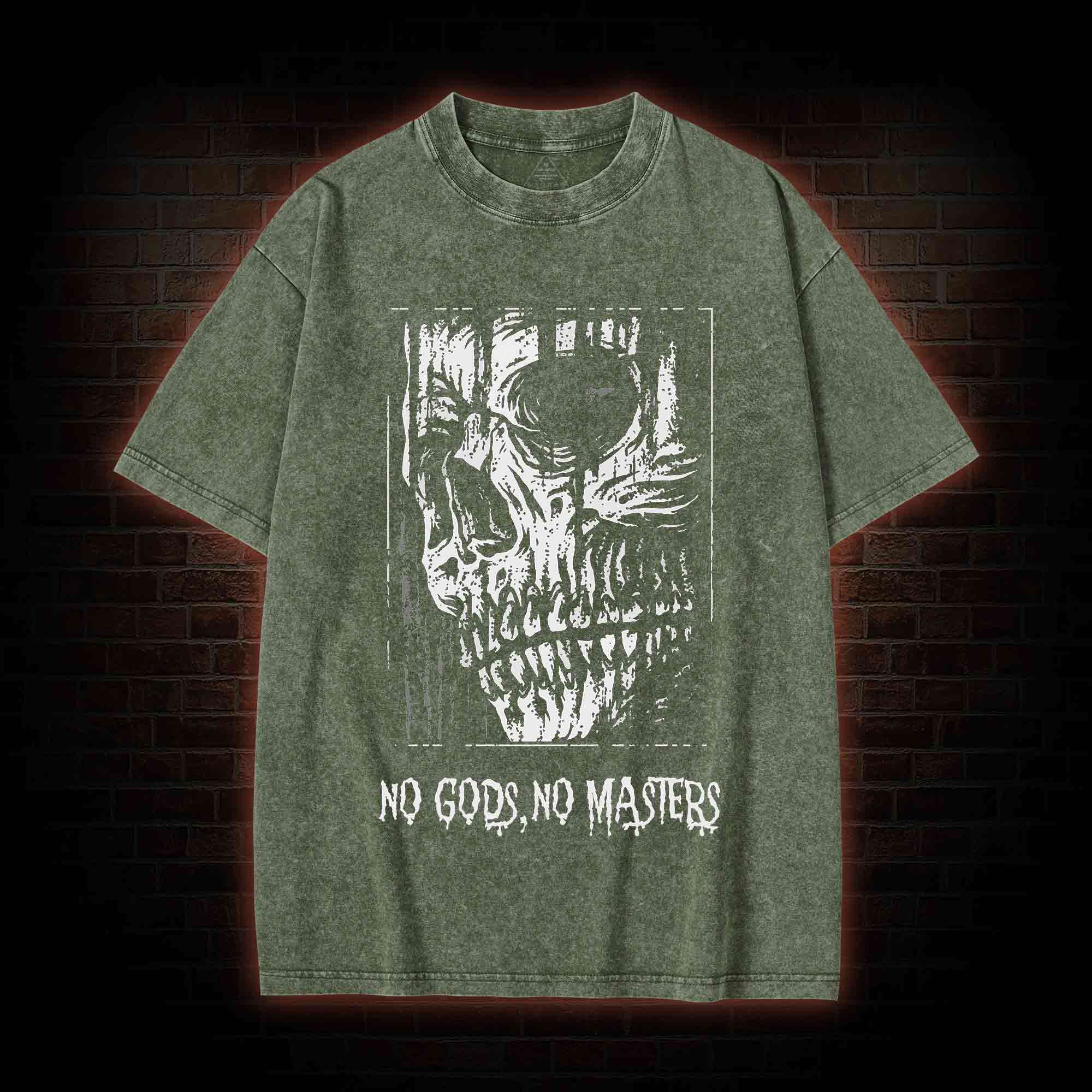 No Gods No Masters Washed T-shirt