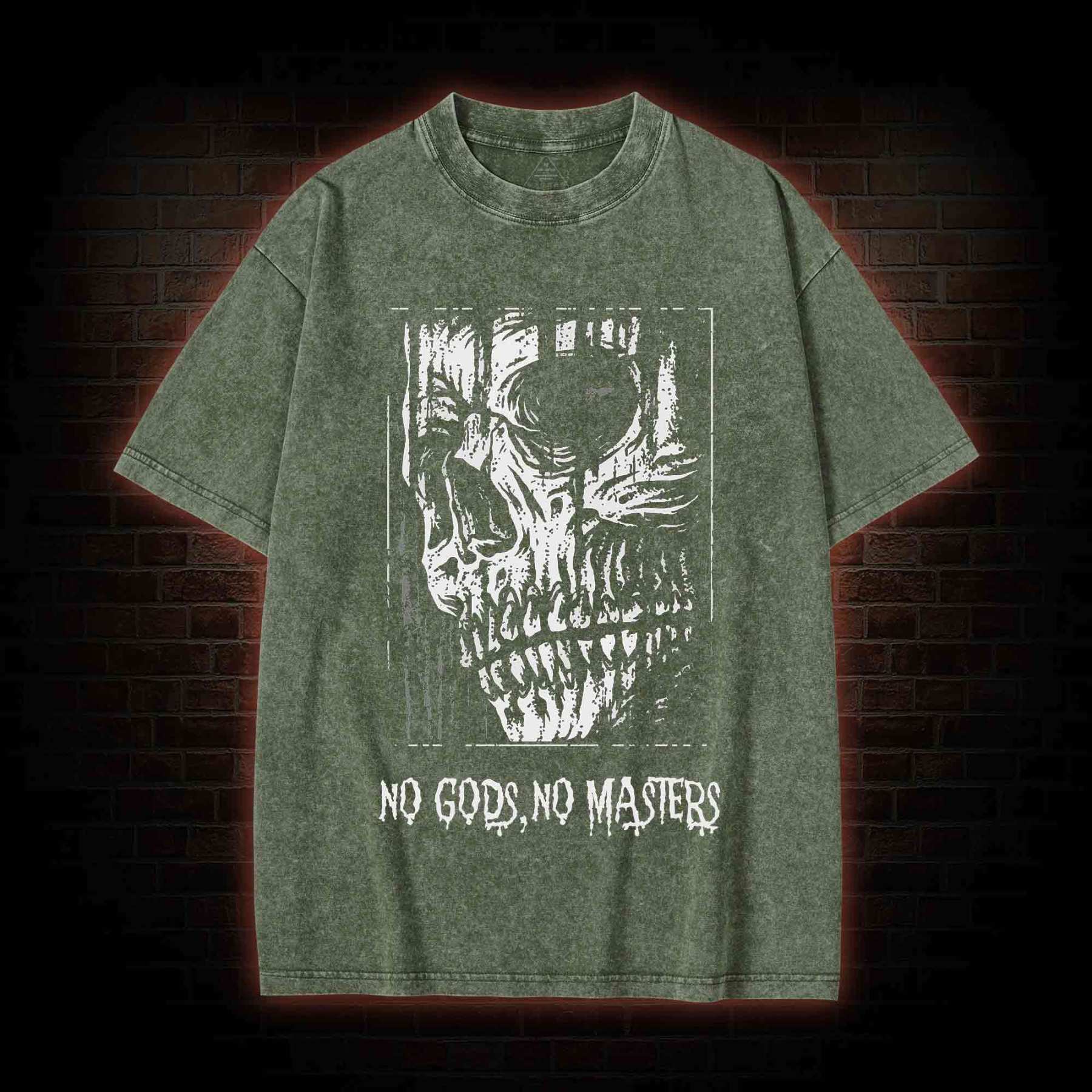 No Gods No Masters Washed T-shirt