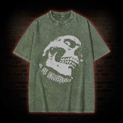 We are Ungovernable Washed T-shirt