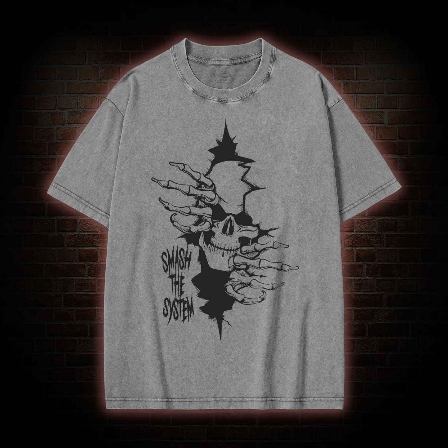 Smash the System Washed T-shirt
