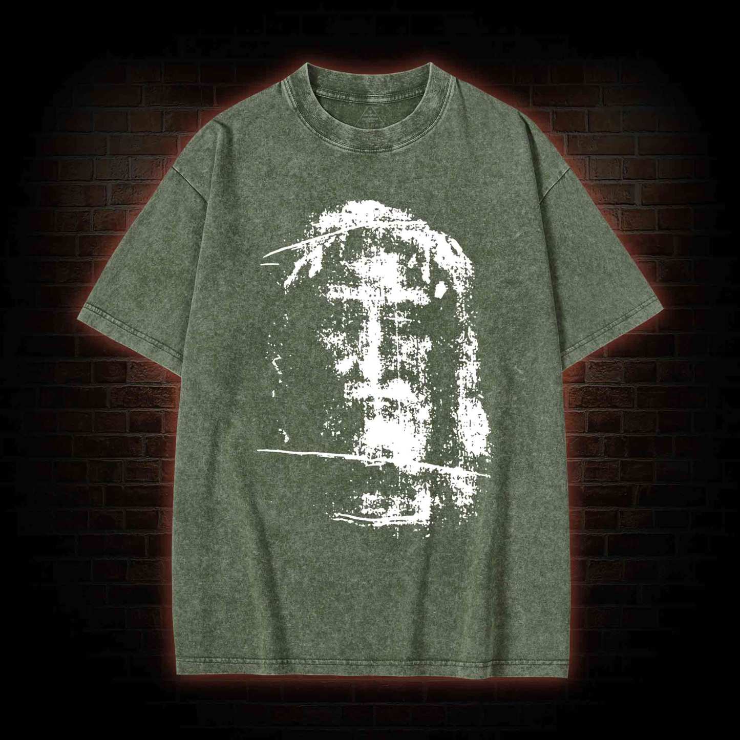 Jesus Christ Face Washed T-shirt