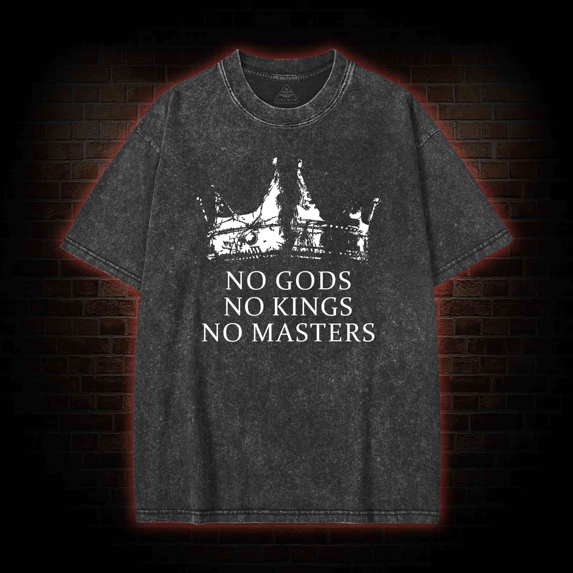 No Gods No Kings Washed T-shirt