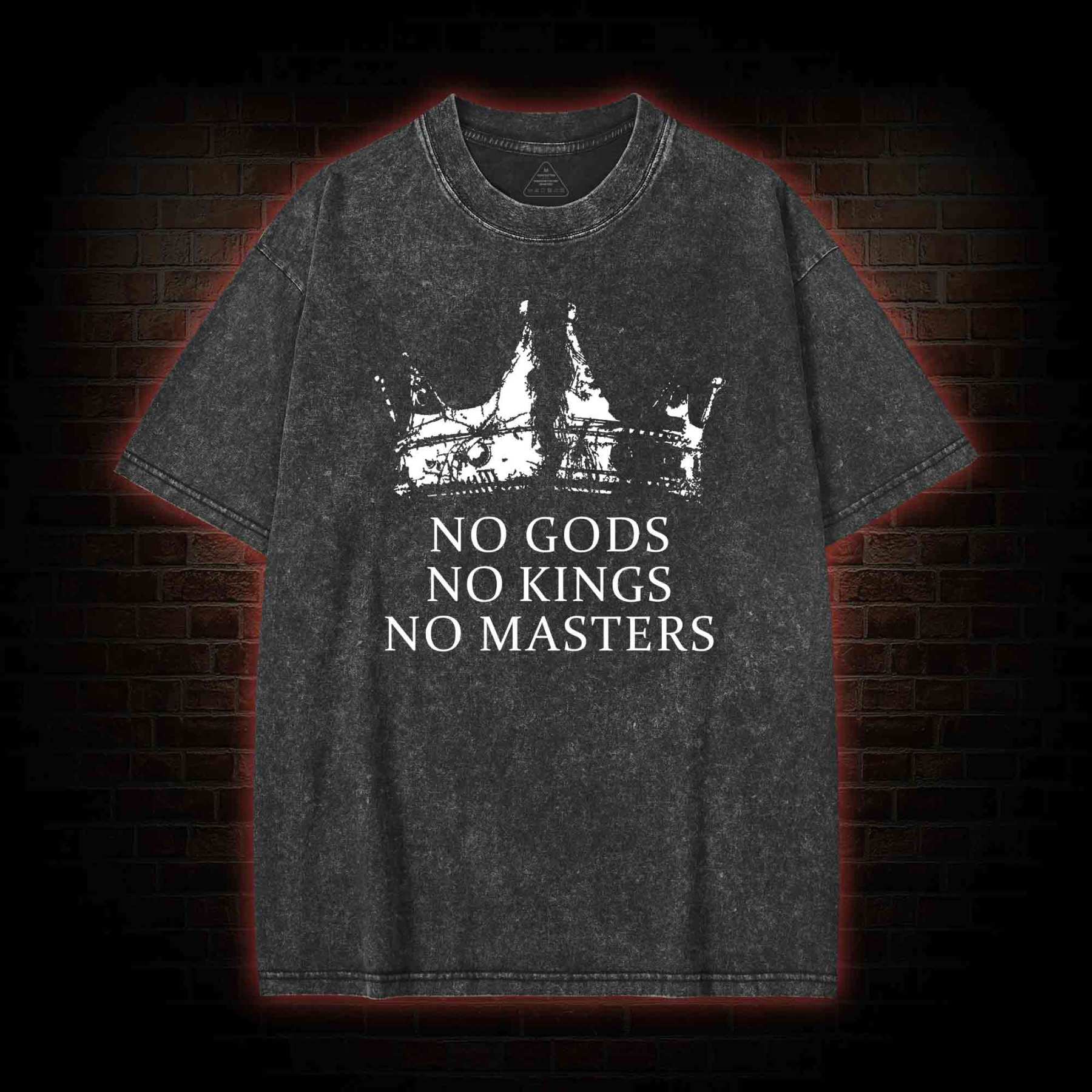 No Gods No Kings Washed T-shirt