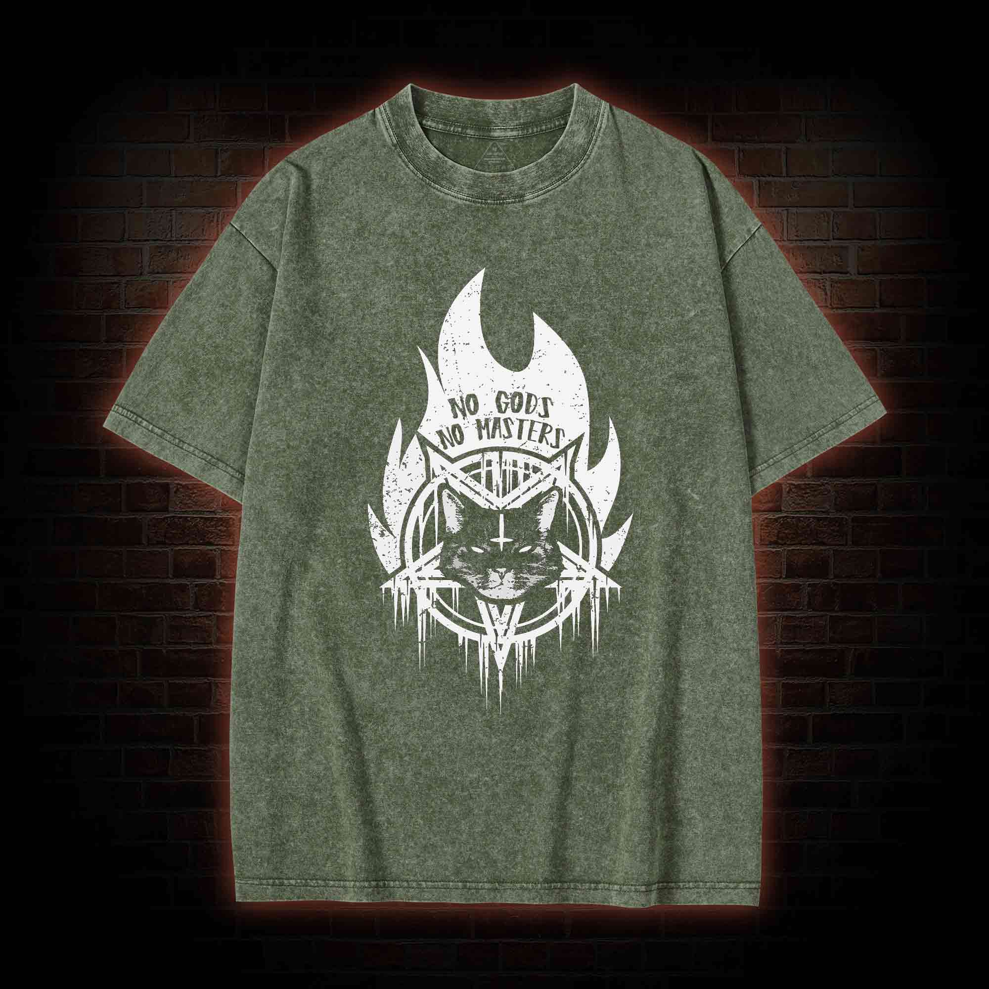 No Gods No Masters Washed T-shirt
