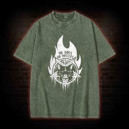 No Gods No Masters Washed T-shirt