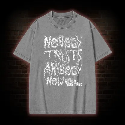 Isolation, Alienation Washed T-shirt