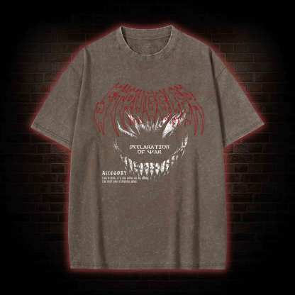Declaration of War Washed T-shirt