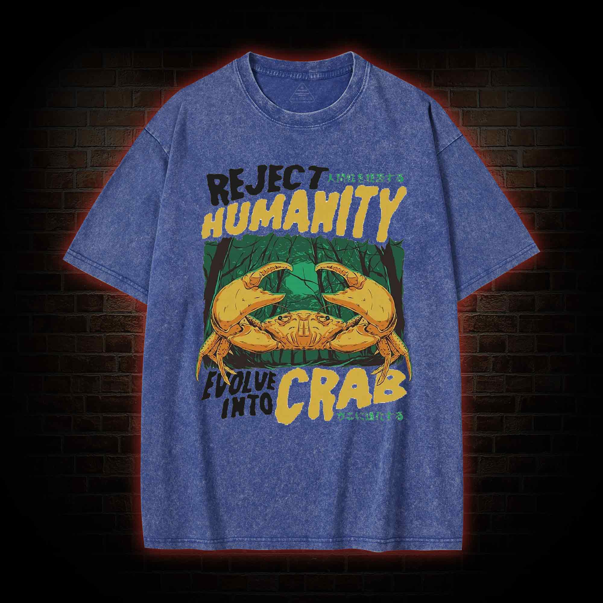 Reject Humanity Crab Washed T-shirt