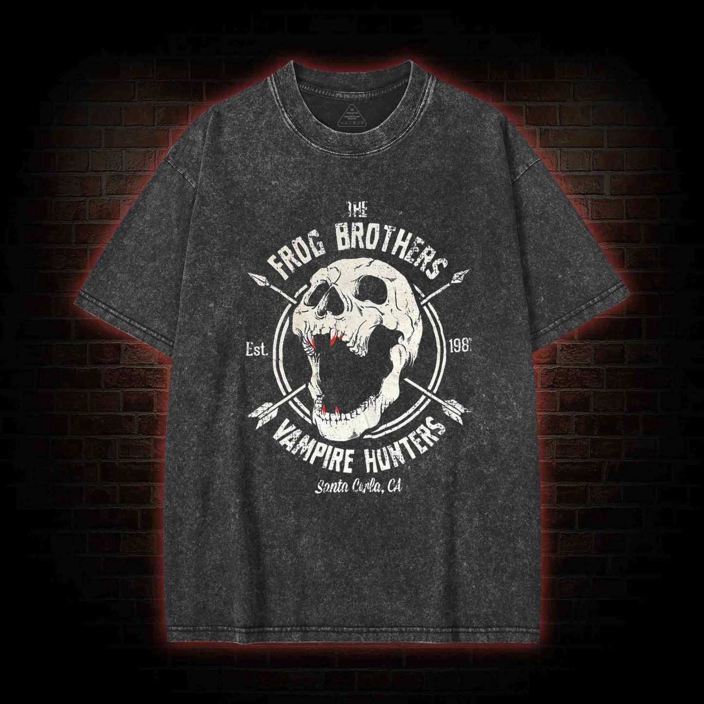 Vampire Hunters Washed T-shirt