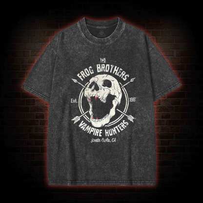 Vampire Hunters Washed T-shirt