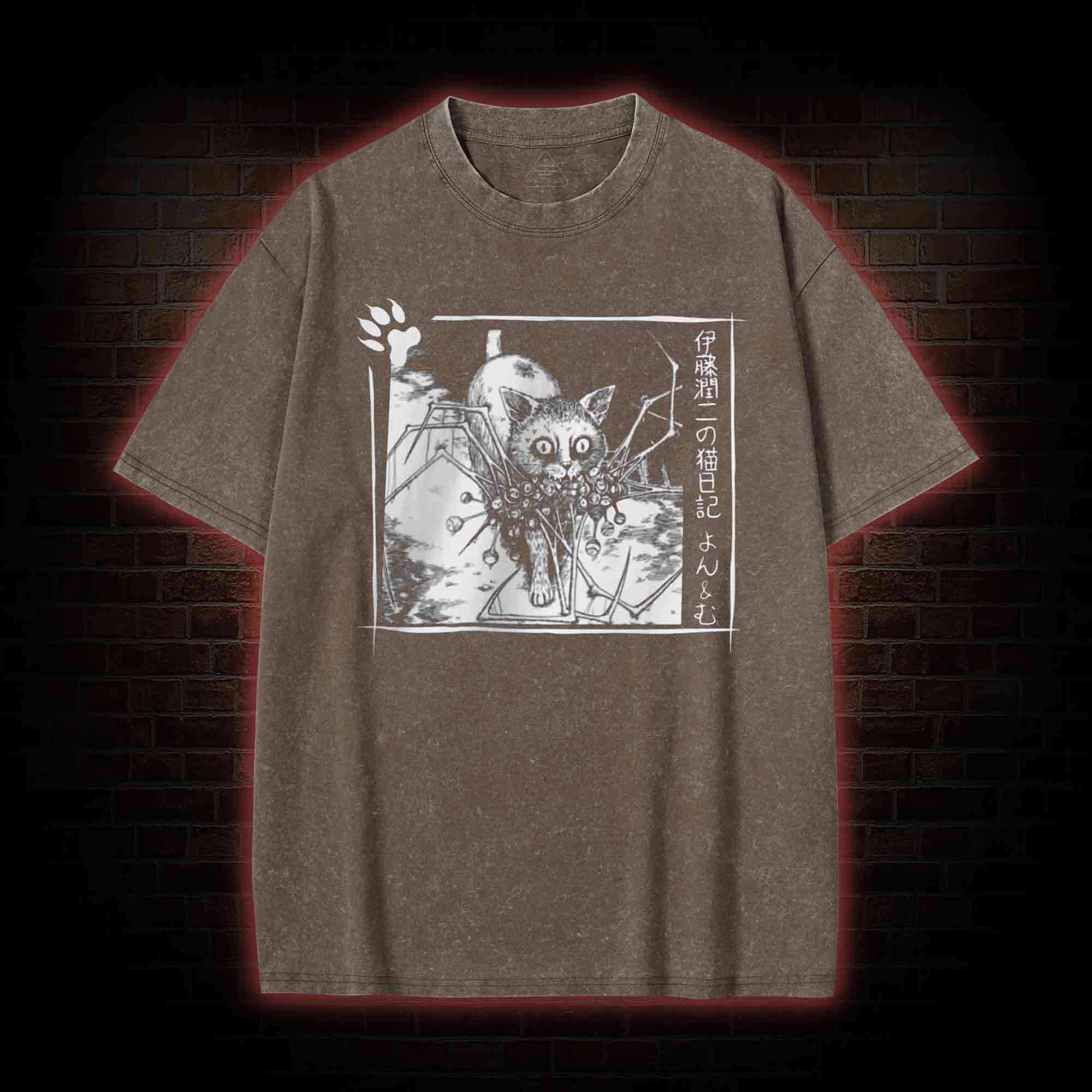 Creepy Eyes Washed T-shirt