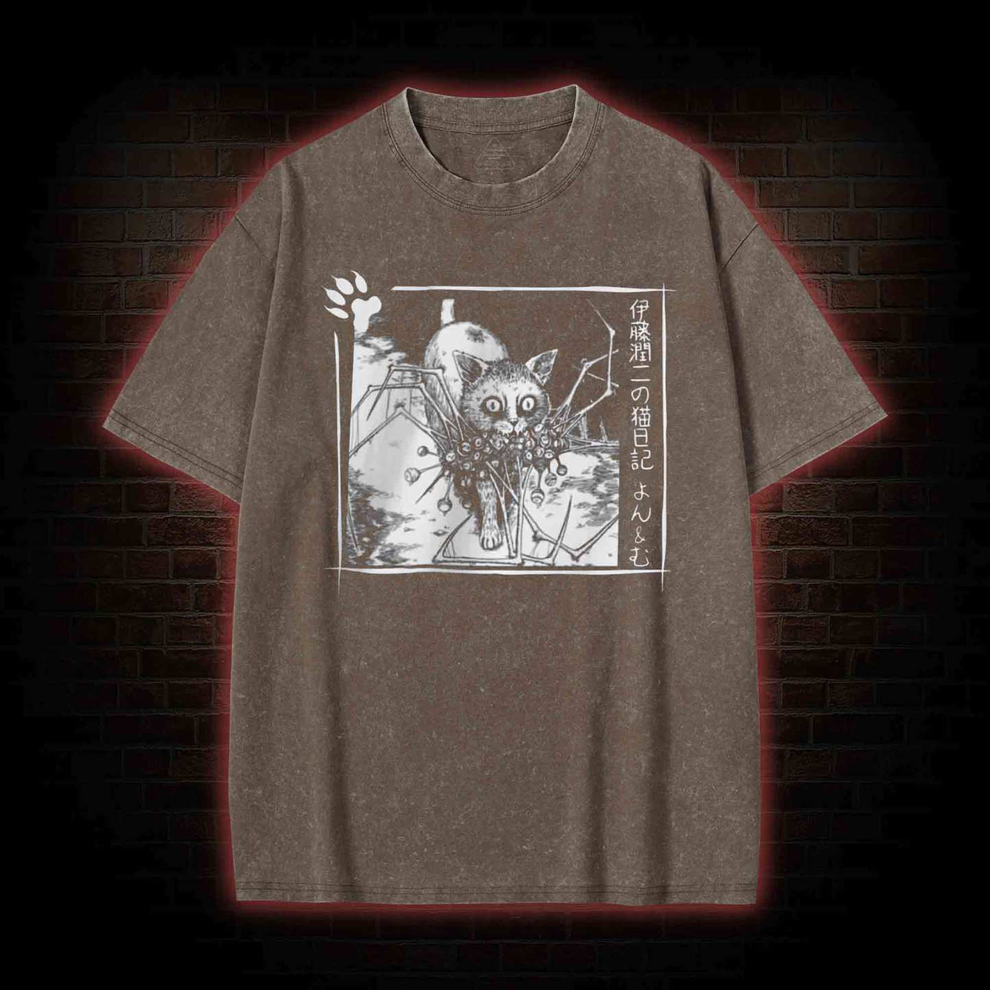 Creepy Eyes Washed T-shirt